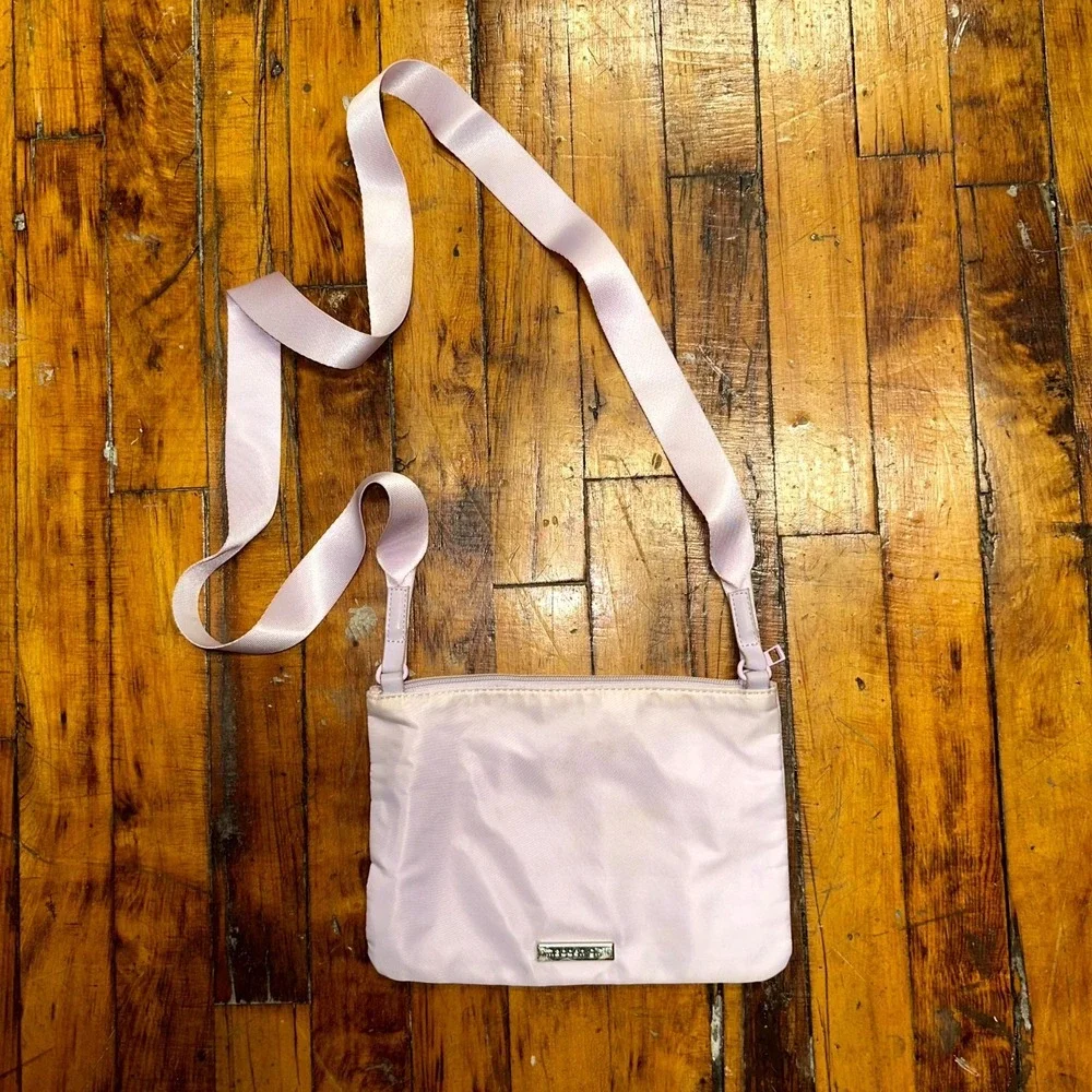 Madden Girl Lilac‎ Nylon Backpack and Crossbody Set 2 Piece Tech School Travel
